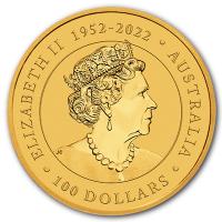 Australien 100 AUD Nugget Pride of Australia 2023 1 Oz Gold Rckseite