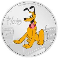 Niue 2 NZD Disney(TM) Pluto(TM) 2023 1 Oz Silber PP Color