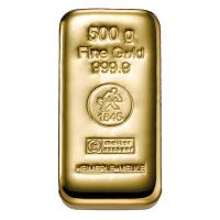 Heimerle + Meule Gold Gussbarren 500g Gold 