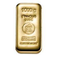 Heimerle + Meule Gold Gussbarren 1000g Gold 