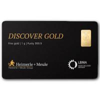 Heimerle + Meule Goldbarren FineCard: Discover Gold 1g Gold 