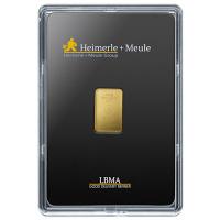 Heimerle + Meule Goldbarren geprgt 2,5g Gold 