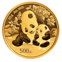 China - 500 Yuan Panda 2024 - 30g Gold