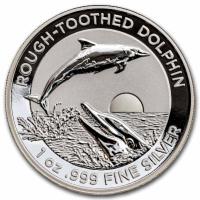 Australien 5 AUD RAM Delphin Dolphin 2023 1 Oz Silber PP High Relief