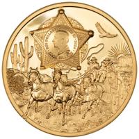Cook Island - 250 CID Wild West 2024 - 1 Oz Gold PP Ultra High Relief