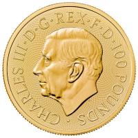 Grobritannien 100 GBP James Bond: Six Decades of 007 (1.) Die 60er Jahre 2024 1 Oz Gold Rckseite