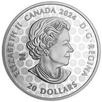 Kanada 20 CAD Transzendenz und Ruhe 2024 1 Oz Silber PP  Rckseite
