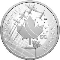 Kanada 1 CAD 100 Jahre Royal Canadian Air Force 2024 Silber Proof 