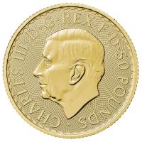 Grobritannien 50 GBP Britannia 2024 1/2 Oz Gold Rckseite