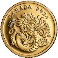 Kanada - 8 CAD Geisterdrache 2024 - 1,58g Gold