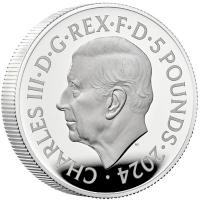 Grobritannien - 5 GBP James Bond: Six Decades of 007 (3.) Die 80er Jahre 2024 - 2 Oz Silber PP