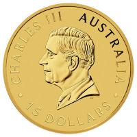 Australien 15 AUD Knguru 2024 1/10 Oz Gold Rckseite