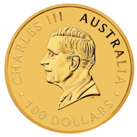 Australien 100 AUD Knguru 2024 1 Oz Gold Rckseite
