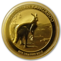 Australien - 25 AUD Knguru 2013 - 1/4 Oz Gold