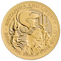 Grobritannien 100 GBP Britannia and Liberty 2024 1 Oz Gold