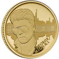 Grobritannien 0,50 GBP Music Legends George Michael 2024 1/40 Oz Gold PP
