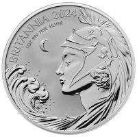 Grobritannien - 4 GBP Britannia 2 Coin Set 2024 - 2*1 Oz Silber PP