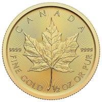 Kanada 20 CAD Maple Leaf 2024 1/2 Oz Gold