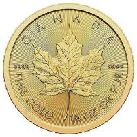 Kanada - 10 CAD Maple Leaf 2024 - 1/4 Oz Gold