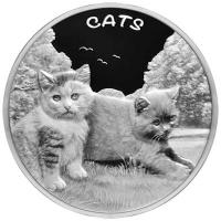 Fiji 0,5 FJD Cats (3.) 2024 1 Oz Silber