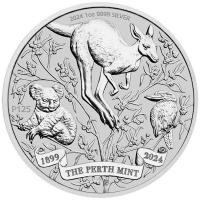 Australien 1 AUD 125 Jahre PerthMint 2024 1 Oz Silber