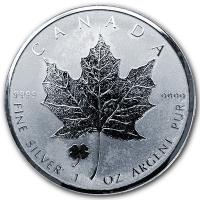 Kanada 5 CAD Maple Leaf 2016 1 Oz Silber Privy Kleeblatt