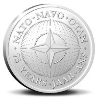 Belgien 10 Euro 75 Jahre Nato 2024 Silber PP