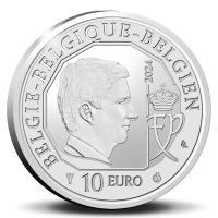 Belgien 10 Euro 75 Jahre Nato 2024 Silber PP Rckseite