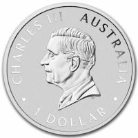 Australien 1 AUD Schwan 2024 1 Oz Silber Rckseite