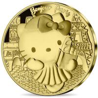 Frankreich 50 EUR Hello Kitty Frankreich 50. Jubilum 2024  1/4 Oz Gold PP
