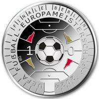 Deutschland - 11 Euro UEFA Fuball-EM 2024 - Silber Stempelglanz