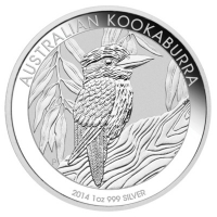 Australien 1 AUD Kookaburra 2014 1 Oz Silber