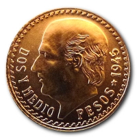 Mexiko - 2,5 Pesos 1/4 Hildalgo - 1,87g Gold