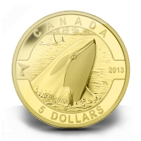 Kanada - 5 CAD O Canada Orca 2013 - 1/10 Oz Gold