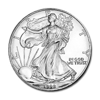 USA - 1 USD Silver Eagle 1998 - 1 Oz Silber