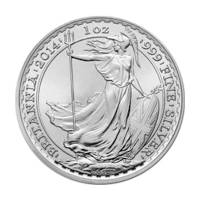 Grobritannien - 2 GBP Britannia 2014 - 1 Oz Silber