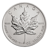 Kanada 5 CAD Maple Leaf 1988 1 Oz Silber