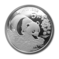 China - 5 Yuan China Panda 1994 - 1/2 Oz Silber
