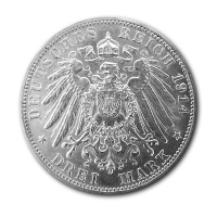 Deutsches Reich - 3 Mark Ludwig III - 15g Silber