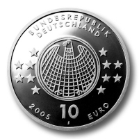 Deutschland - 10 EUR Albert Einstein 2005 - 16,65g Silber PP