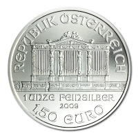 sterreich 1,5 EUR Wiener Philharmoniker 2009 1 Oz Silber