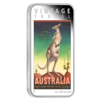 Australien - 1 AUD Vintage Poster Knguru 2014 - 1 Oz Silber