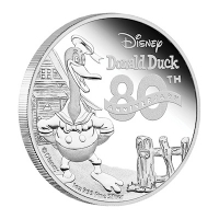 Neuseeland - 2 NIUE Disney Donald Duck 2014 - 1 Oz Silber