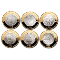 Mexiko - Numismatic Heritage Ausgabe 2014 - 6 * 0,5 Oz Silber
