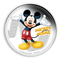 Niue - 2 NZD Disney Freunde Mickey Mouse 2014 - 1 Oz Silber