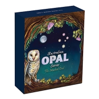 Australien - 1 AUD Opal Serie Masked Owl - 1 Oz Silber