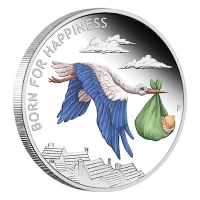Tuvalu - 0,5 TVD Born for Happiness 2014 - 1/2 Oz Silber