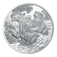 sterreich - 20 EUR Lebendige Urzeit Tertir - 18g Silber PP