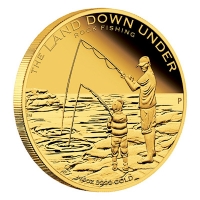 Australien - 25 AUD Land Down Under Rock Fishing - 1/4 Oz Gold