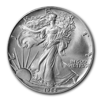 USA - 1 USD Silver Eagle 1988 - 1 Oz Silber